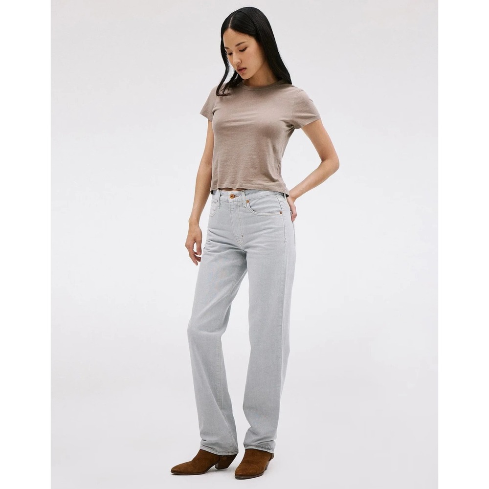 SLVRLAKE Sophie Long Slim‎ Straight Jeans in Agate Grey Size 29